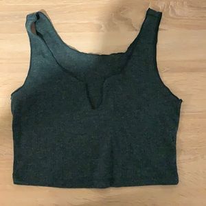 Green tank top